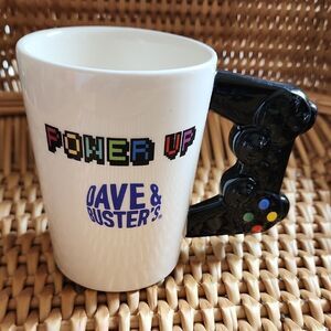 Dave & Buster's Power Up Game Control Mug